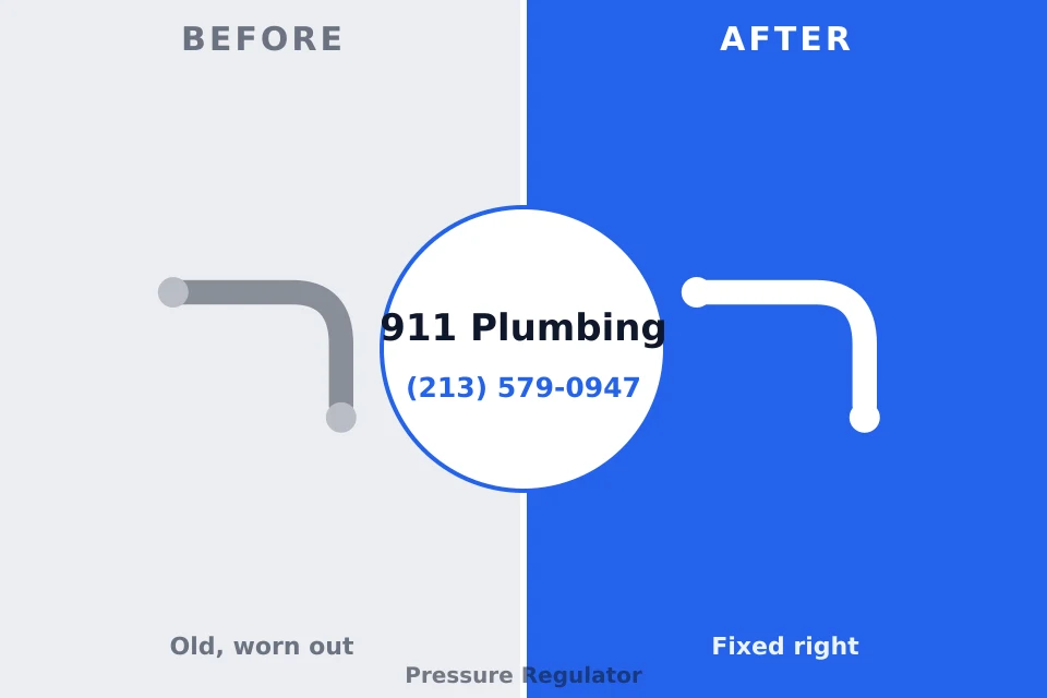 Before and after: plumbing repair Cottonwood, ID